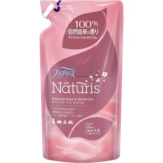 ファブリーズ Febreze Naturis納米樂室玫瑰天竺葵香氛噴霧補充包320mL，天然除臭抗菌，清新空氣, 1個, 320ml