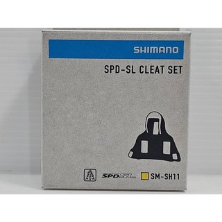 Shimano SM-SH11 SPD SL 公路車鞋底板組 6度扣片 黃色 原廠配件, 6度黃色扣片鞋底板