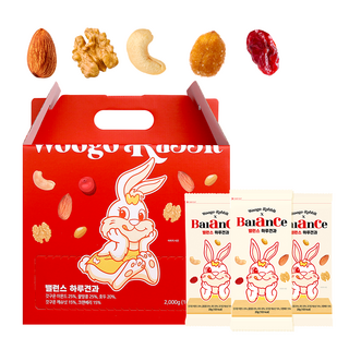 우고래빗 밸런스 하루견과, 100개