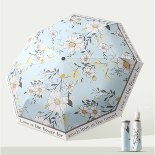 요즘아틀리에 플라워 자외선차단 3단자동 양우산