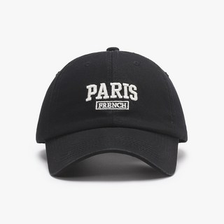 Twinko HT006 巴黎法式字母刺繡老帽｜純棉軟頂｜深簷小臉神器