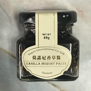 糖軒町濃縮香草莢醬130g/莫諾尼香草籽醬40g，天然香草風味，烘焙甜點最佳選擇, 1個, 莫諾尼香草醬(香草籽醬) 40g