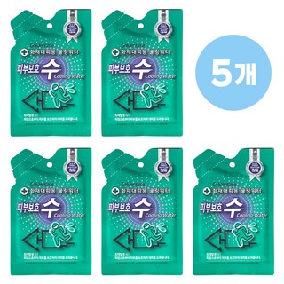 화재대피용 쿨링워터 피부 보호수 화상 방지 재난 안전 용품, 5개