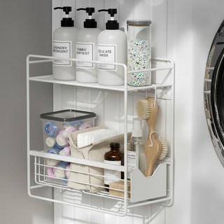 위즈룸 슬라이딩 냉장고 틈새 자석 선반, 화이트, 1개