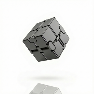 원미닛 풀메탈 피젯스피너 프리미엄 핸드토이, 스페이스 그레이, 3. 인피니티 큐브, 1000