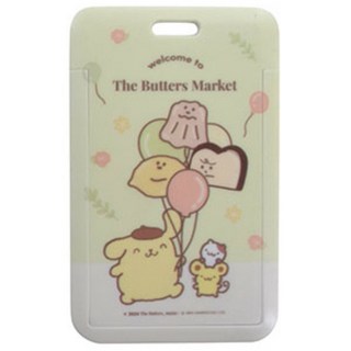 奶油家族X布丁狗正版授權直式滑蓋證件卡夾 硬式ID卡套 票卡夾 硬殼推滑式證件夾 工作卡夾 證件卡套 識別證夾