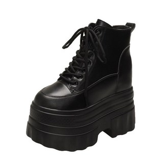 厚底短筒馬丁靴 英倫風機車靴