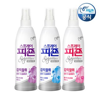 섬유탈취제 시그니처 200ml x 3종 세트 (미스틱레인+아이스플라워+플라워페스티벌), 1개
