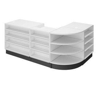 수납형 편의점 계산대 진열대 판매대 슈퍼 소형 디스플레이 스낵 검은색, 1개, 60 플랫폼