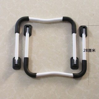 馬蹄腿 U型腿 折疊桌桌腳 鋼管烤漆 承重穩固 黑色防滑腿28cm 送螺絲 一套, 黑色防滑腿28cm  送螺絲  一套