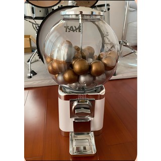 復古造型透明球體糖果機 扭蛋機 玩具擺飾 趣味糖果機, 1個