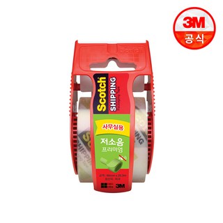 스카치 저소음 프리미엄 포장용 테이프 48mm x 20m, 투명, 1개