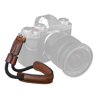 스몰리그 카메라 손목 스트랩 DSLR SLR 미러리스용 빈티지 가죽 핸드 후지필름 X-T5 X-T4 X-T3 X-T30 X-E4 X100V 및 기타 소형 브라운 - 3926, 1개