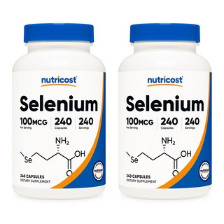 뉴트리코스트 셀레늄 100MCG 캡슐 240정 2병, 단품