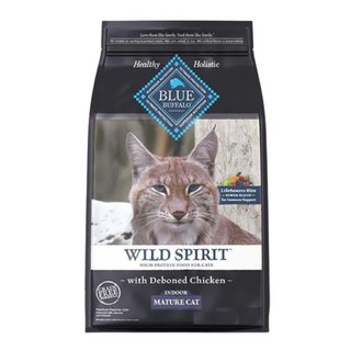 BLUE BUFFALO 藍摯 無穀配方 室內成貓飼料 離胺酸, 4.9kg, 1包, 雞