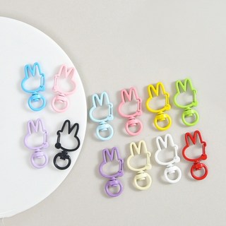 (20p) 열쇠고리 연결고리 20개세트 비즈 스트랩 키링 연결링, 토끼고리, 1세트
