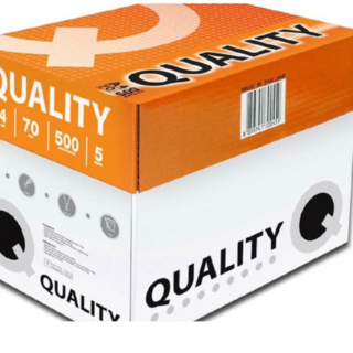 QUALITY 影印紙 A4 辦公室用紙, 1箱
