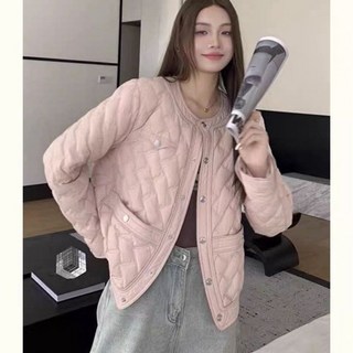 菱格鋪棉短版外套