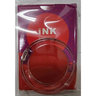 【文具通】天成 水晶 攜帶 印泥 約55x11mm 透明 外殼 G1010108, 1個, 天成 水晶 攜帶 印泥