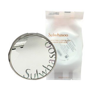 설화수 설화수 퍼펙팅쿠션 에어리 본품 리필 촉촉한 쿠션파운데이션, NO.21N1 베이지 {SH4499}, 1개