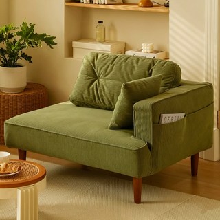 하루꿈 1인 2인용 소파 세트 패브릭 쇼파 스툴 구성 모듈 편한 가구, 그린