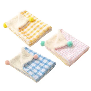 寵物珊瑚絨被子, 藍色, 1個