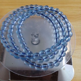 托帕石繞手三圈手串 精選手工繞製 時尚配件, 1個