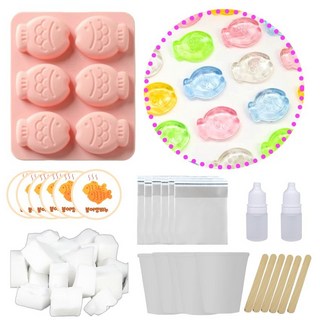 더휴 붕어빵 천연 비누 유치원 초등학교 만들기 DIY 체험 키트, 옵션2(비누키트1개+바닐라향), 1개