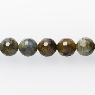 杰鴻 拉長石128面圓珠 16MM 寶石珠珠 DIY手工材料