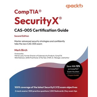 (英文圖書)CompTIA(R) SecurityX(R) CAS-005 Certification Guide - Second Edition: Master adv... 平裝版, Packt Publishing, 英文