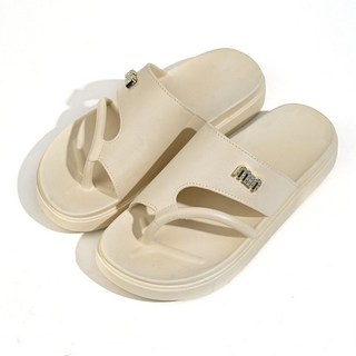 时尚套趾小众厚底人字拖女外穿夏季沙滩鞋法式配裙子外出凉拖