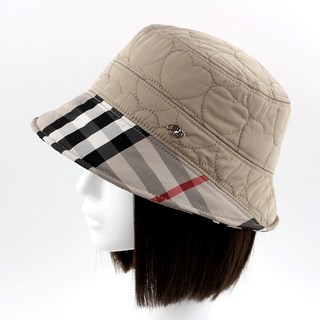 하트퀼팅 여성 겨울 버킷햇 중년 벙거지모자 골프 방한 모자