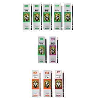 문화 더존연필 [12P] 갑, 2H-연필