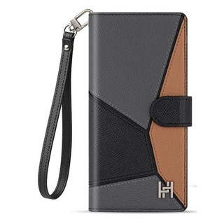 갤럭시 S21 플러스 지갑 케이스 천연 가죽 패턴 지퍼 월렛 콤비 휴대폰 다이어리