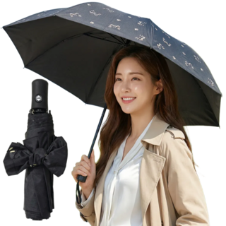 프로텍트유 자외선 차단 원터치 3단 자동 우산 양산 2개 세트