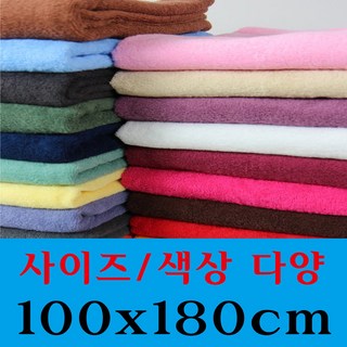 바스타올 대형타올 큰타올 목욕타올 100x180, 백색, 1개