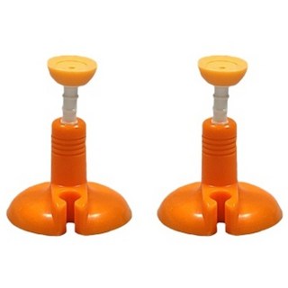 겨울 제자리 1초 티업 골프티 고무티 실리콘티 드라이버티 티샷 높이조절, 오렌지, 2개