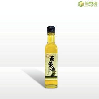 【佳源油品】100%冷壓初榨苦茶油250ml，純苦茶籽低溫鮮粹料理油, 1個