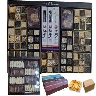 한옥마을한과선물세트 특대2단2호 3400g 한과선물세트, 1세트, 3.4kg