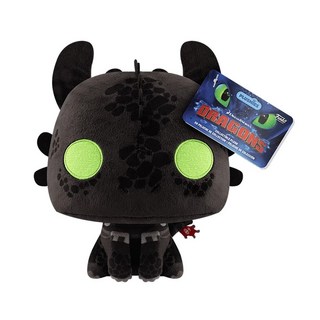 FUNKO POP 絨毛: 馴龍高手 沒牙(7吋) FN81183 超萌可愛，柔軟舒適，電影角色完美重現, 1個