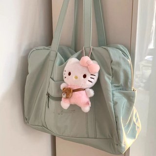 小衆尼龍輕便大容量休閒韓系健身包旅行袋波士頓拉鍊單肩包托特包