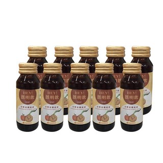 恆春鎮農會 HEY 蔥明飲 (10入裝) 黑洋蔥發酵飲, 6個, 60ml