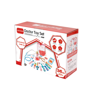 LECHANG 兒童醫生玩具套裝 角色扮演遊戲組 模擬醫療工具 激發想像力 培養同理心, 兒童醫療玩具, 1個
