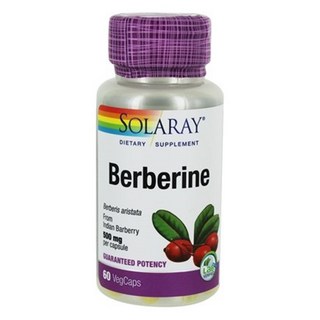 Solaray 小蘗鹼500mg萃取膠囊, 60顆, 1罐