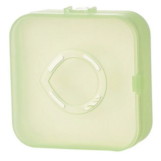 카메라 빈 에어 쿠션 퍼프 박스 휴대용 화장품 메이크업 케이스 용기 BB 파운데이션 파우더 스펀지 포함 1 개, 7) Green, 1개