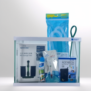 어항 세트 미니 구피 수족관 BS325 32X20X24, 어항+5종기본세트, 측면여과기, 1개