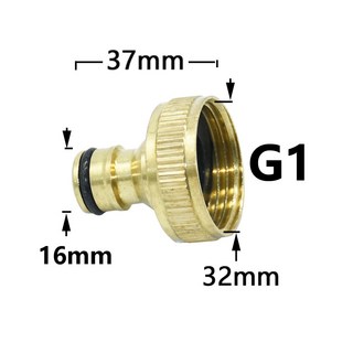 황동 니플 퀵 커넥터 스레드 호스 세차 정원 관개 워터건 피팅 16mm 1/2 인치 3/4, 01 G, 1g