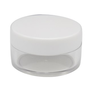 자연의숲 샘플크림용기 크림용기 화장품용기 크림통 공병 투명용기 소분 소분용기천연화장품용기 천연화장품 수제나라, 1개, 20ml