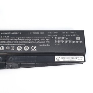 藍天 CLEVO N850BAT-6 47Wh 副廠電池，適用於技嘉 Sabre 15W 15-G8 15-K8 15-W8 系列筆記型電腦, 1個, 變壓器180W-2555 含電源線