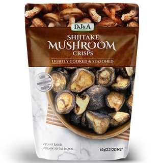 DJ&A 香菇脆片 原味, 65g, 1包